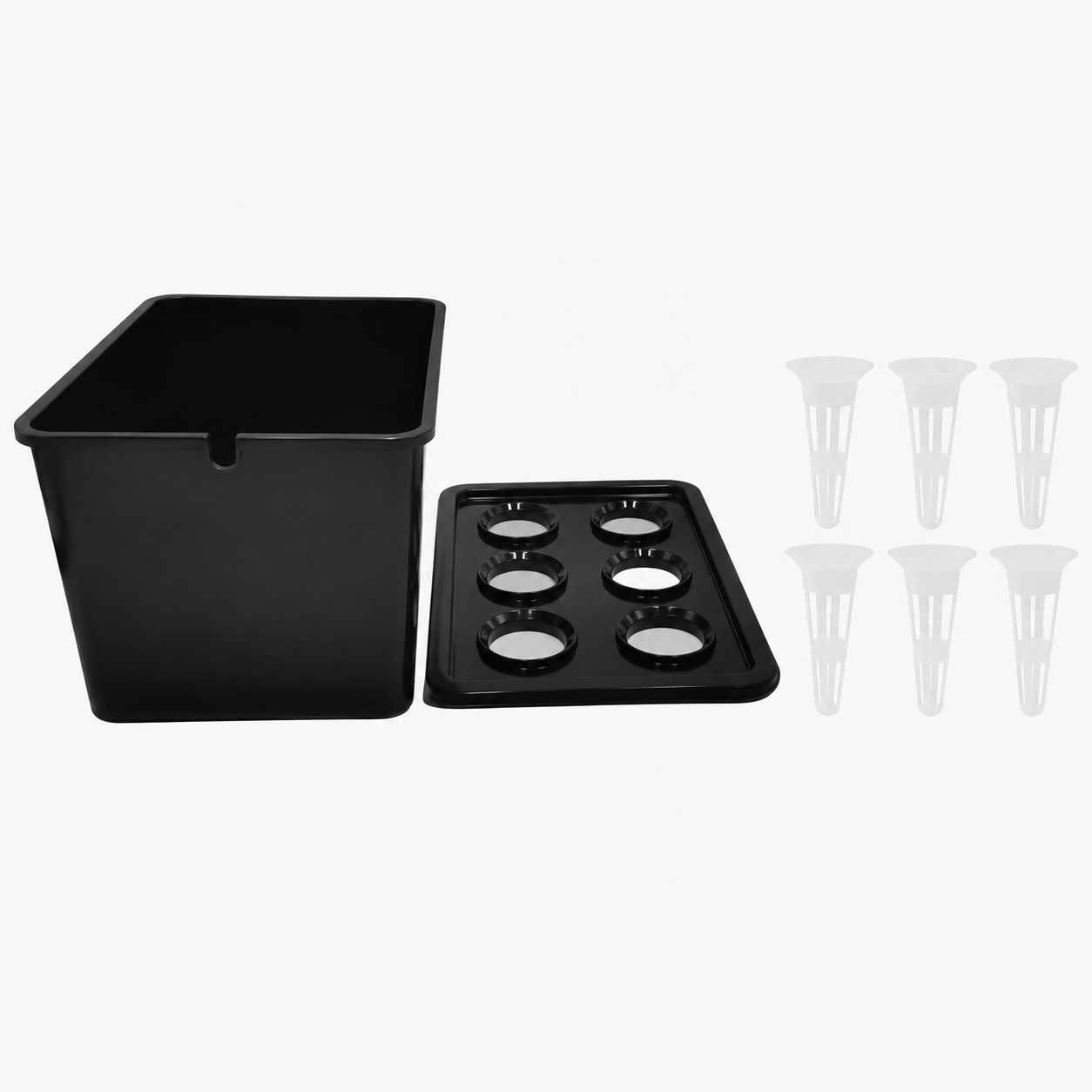 Indoor Hydroponic Grower Kit with Self-Watering Planting Containers