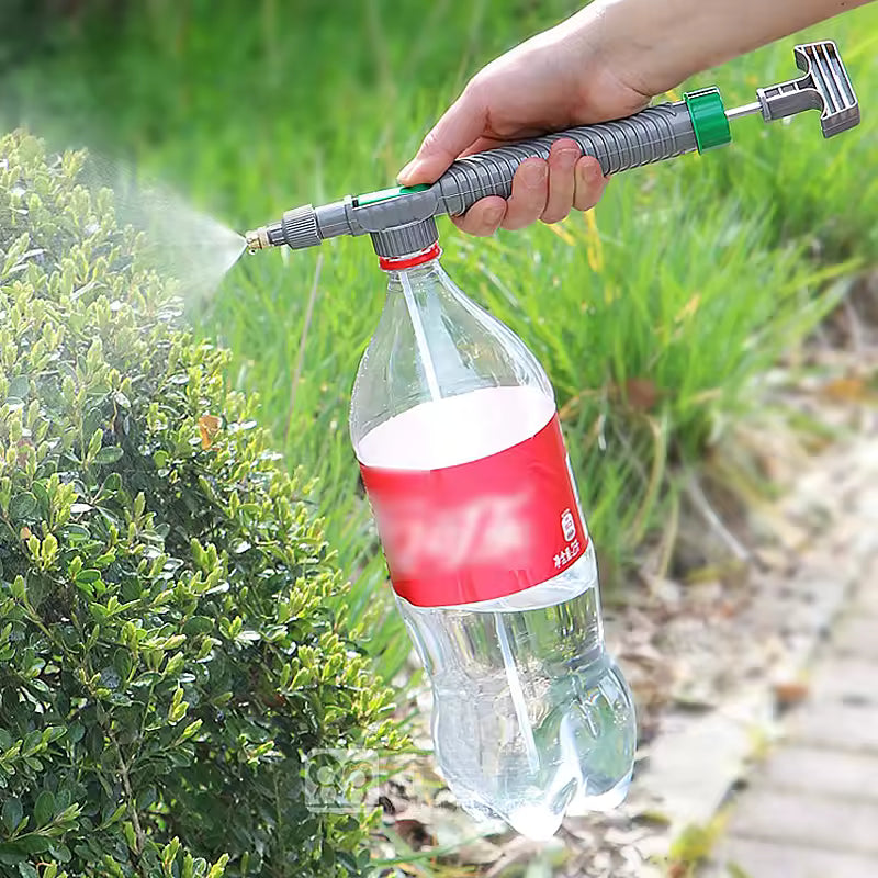 Manual High-Pressure Garden Sprayer Pump – Fits Standard PET Bottles