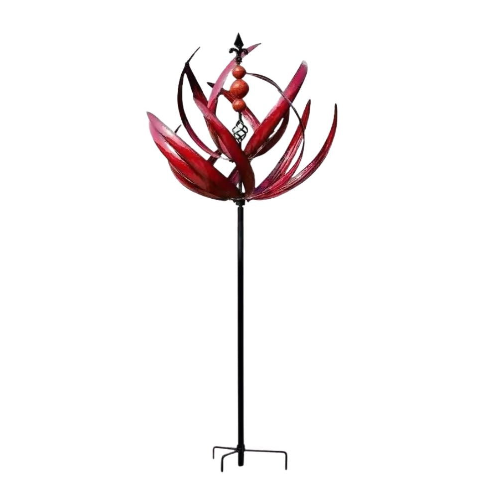 Metal Wind Spinner - 3D Kinetic Sculpture for Yard and Garden