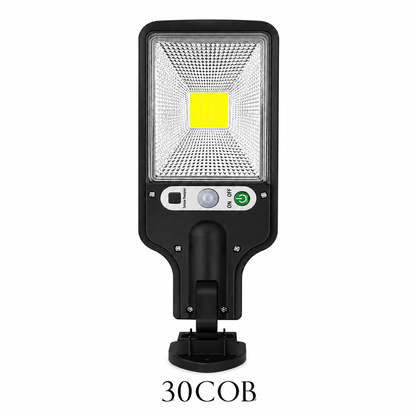 Solar LED Wall Light - Motion Sensor Outdoor Security Lamp