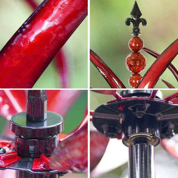 Metal Wind Spinner - 3D Kinetic Sculpture for Yard and Garden