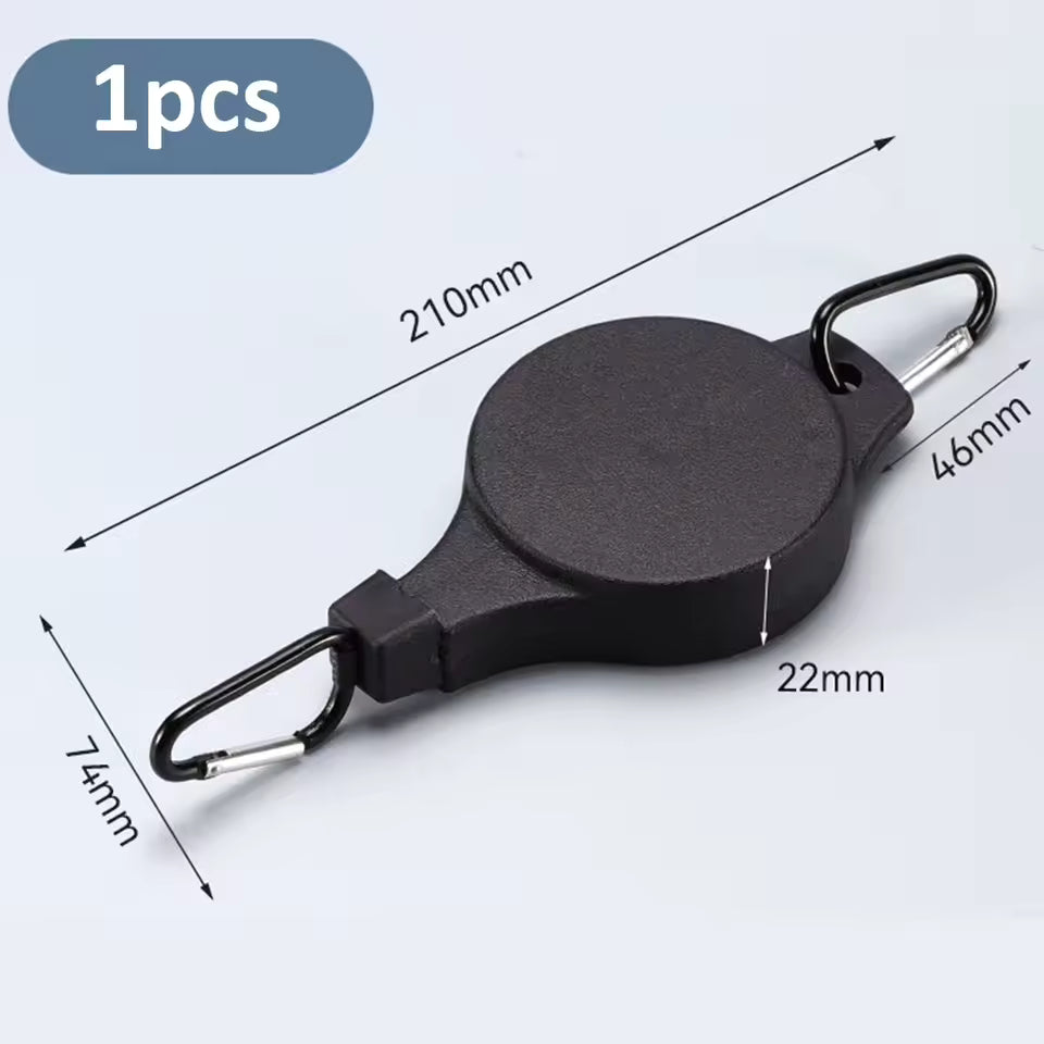 Retractable Plant Pulley Hanger - Adjustable Hook for Hanging Baskets