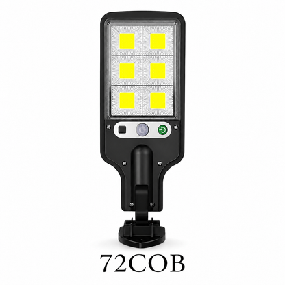 Solar LED Wall Light - Motion Sensor Outdoor Security Lamp