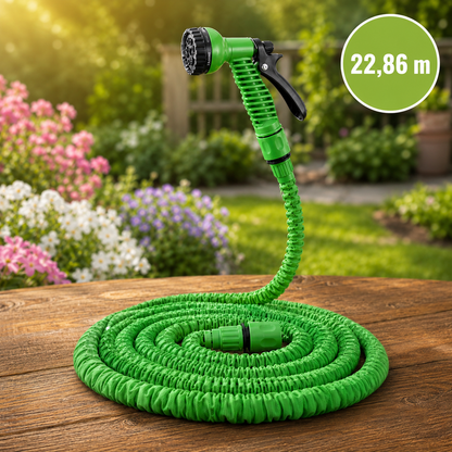 Expandable Garden Hose with 7-Function Spray Nozzle