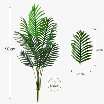 Large Artificial Palm Tree Indoor Outdoor Fake Plant Tropical Decor 90-120cm