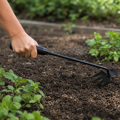 Carbon Steel Garden Hoe and Weeder