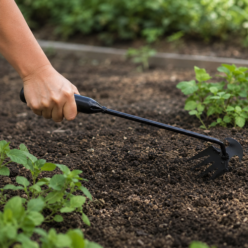 Carbon Steel Garden Hoe and Weeder
