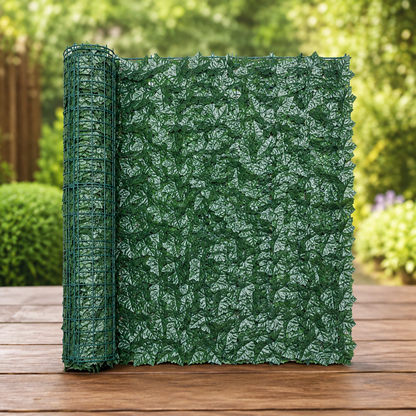 Artificial Leaf Fence Panel for Garden, Balcony, and Privacy Screen