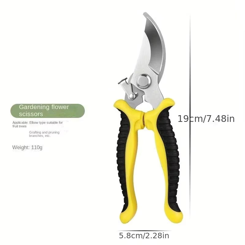 Stainless Steel Pruning Shears for Branches, Fruit Trees and Flowers
