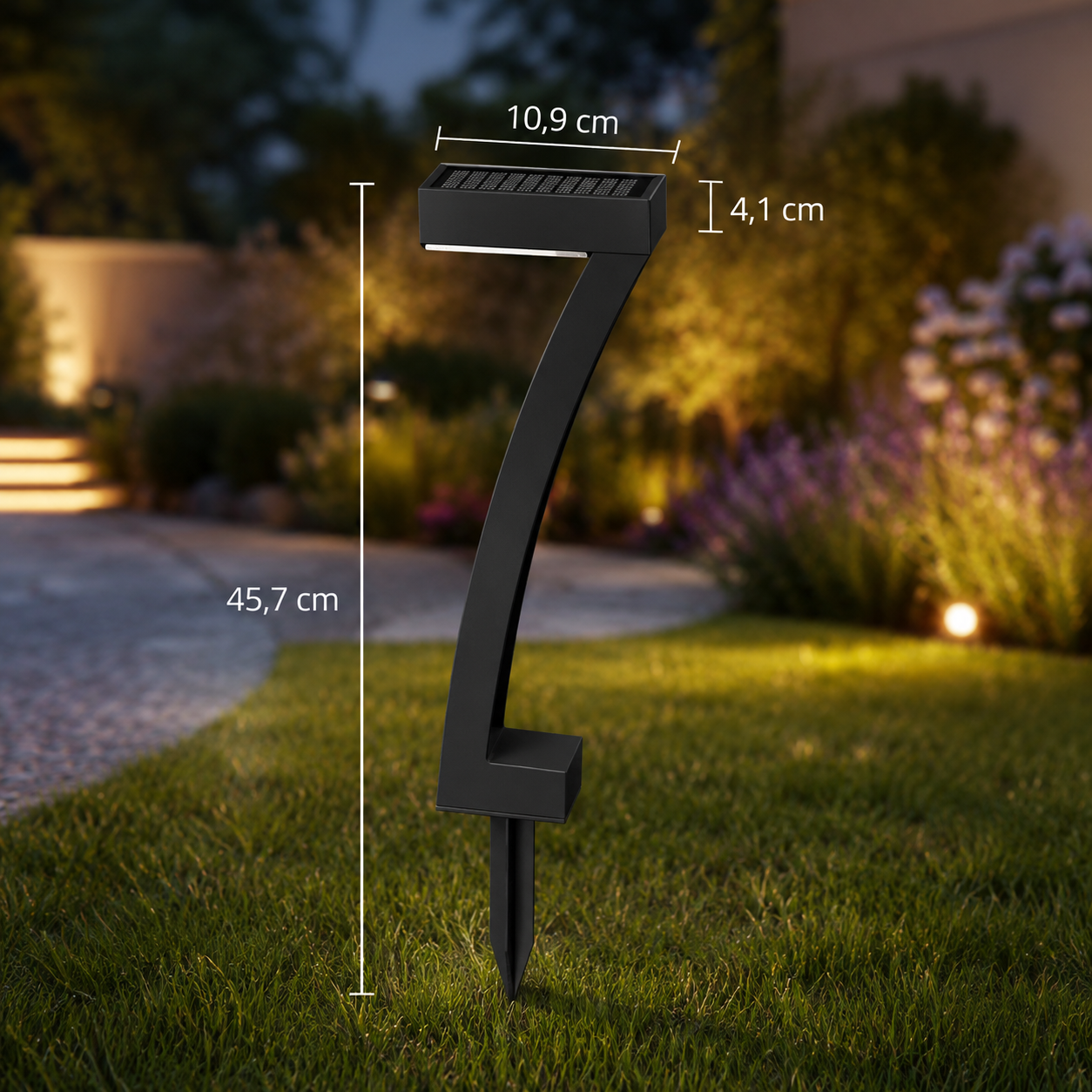 Solar Garden Path Light IP65 Waterproof - Lawn Spotlight