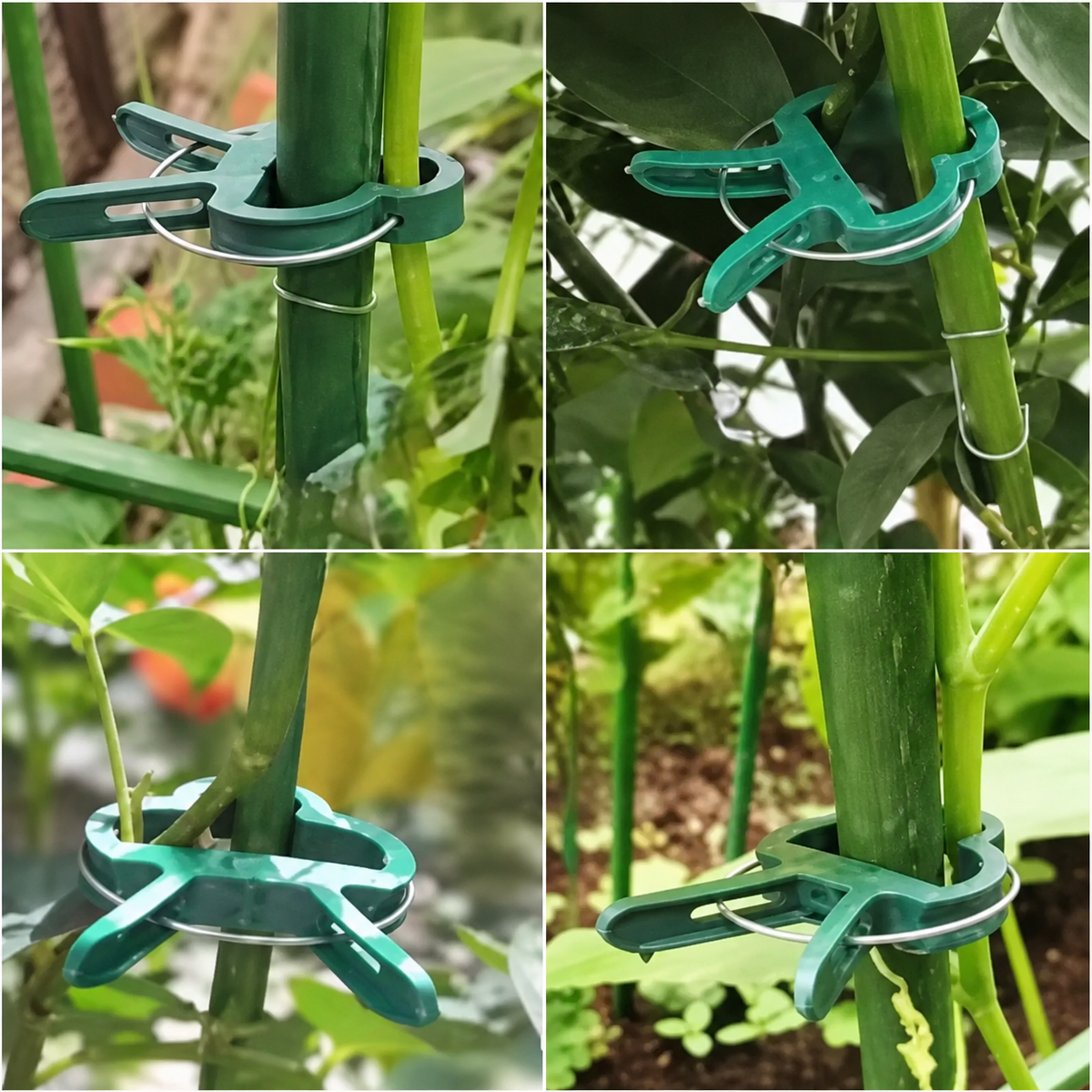 Reusable Plant Support Clips for Vines, Flowers and Seedlings - 25 Pack