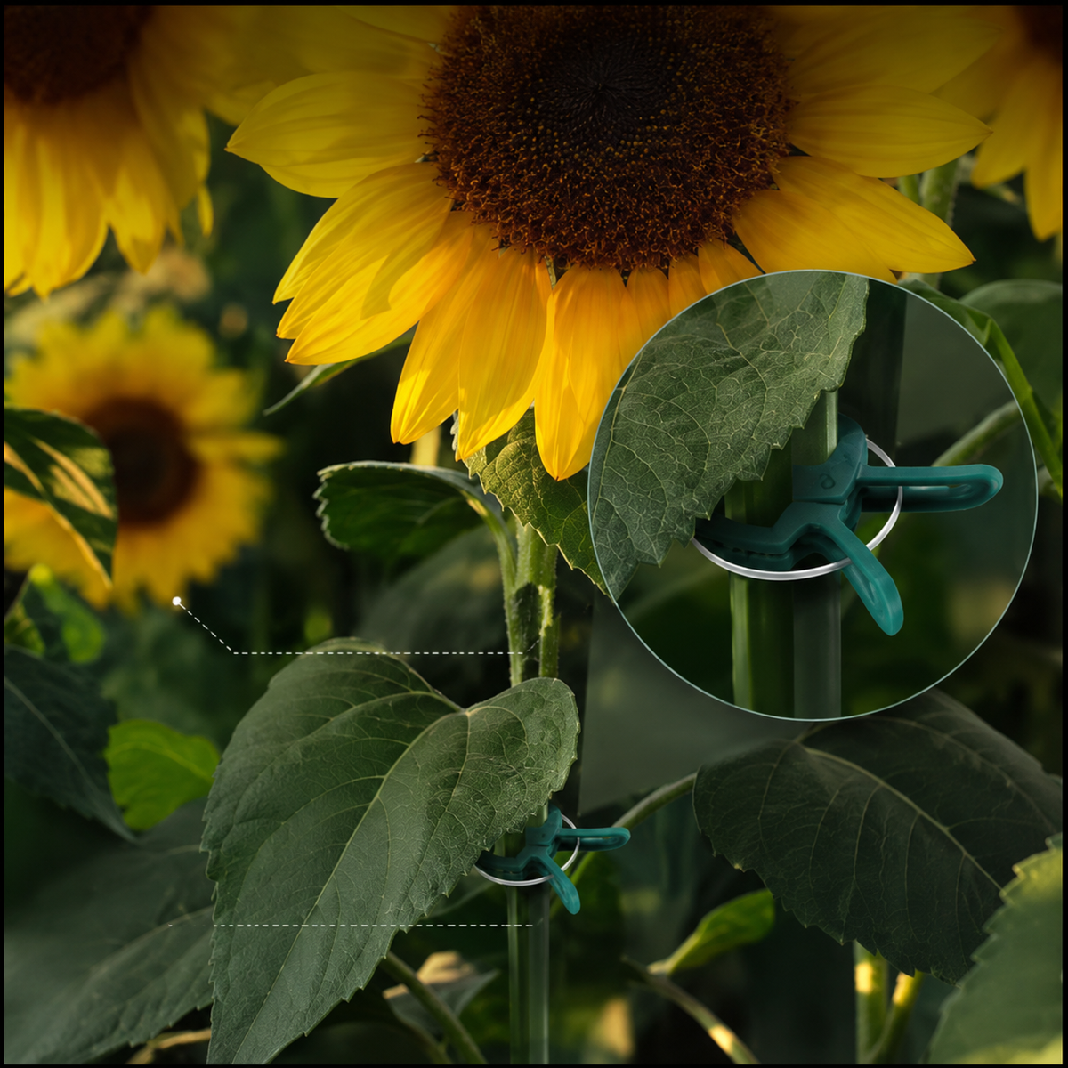 Reusable Plant Support Clips for Vines, Flowers and Seedlings - 25 Pack