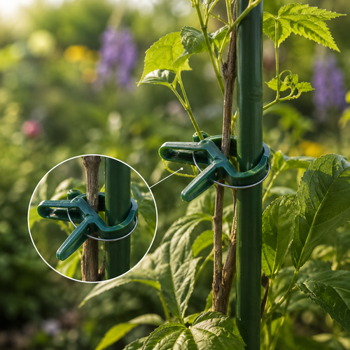 Reusable Plant Support Clips for Vines, Flowers and Seedlings - 25 Pack