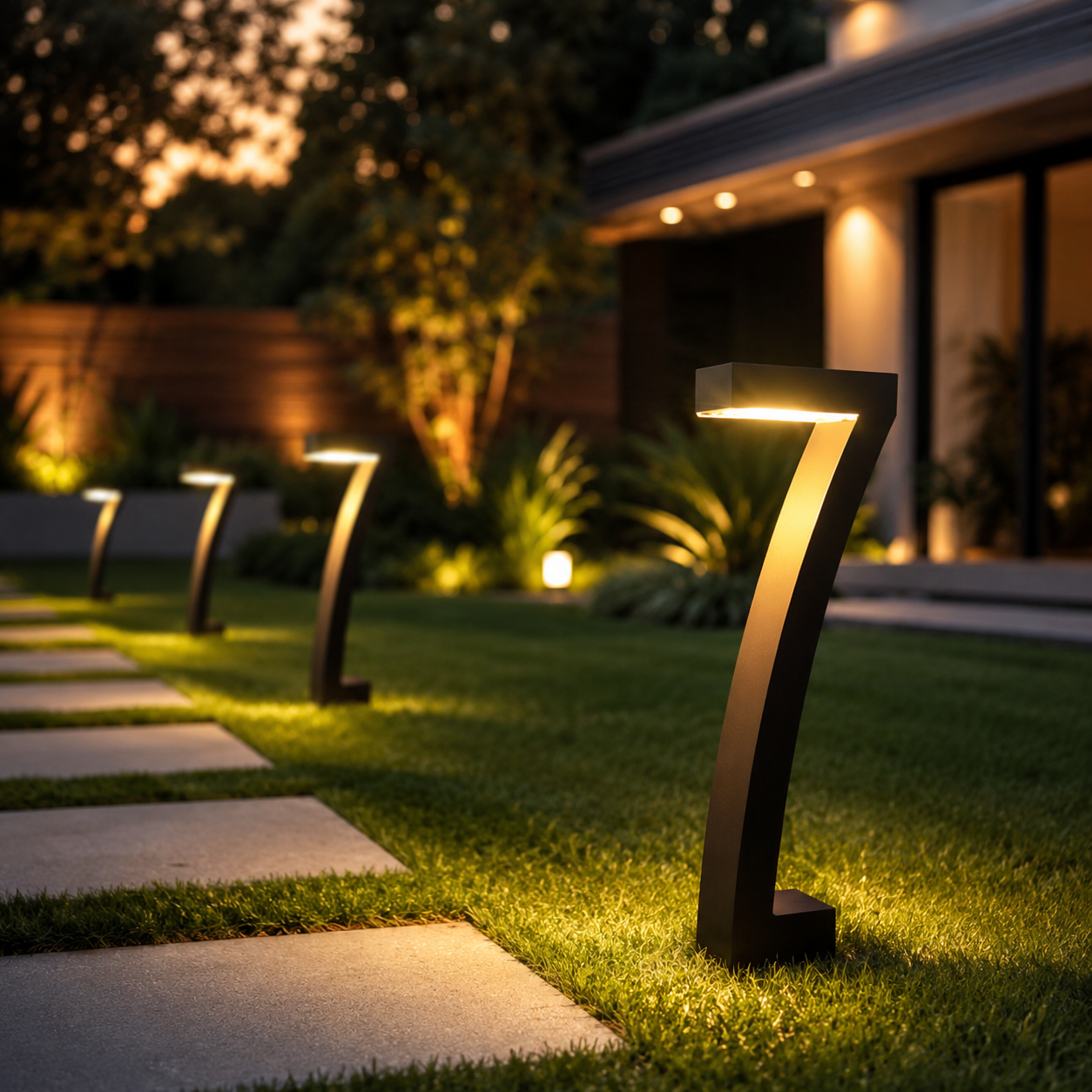 Solar Garden Path Light IP65 Waterproof - Lawn Spotlight