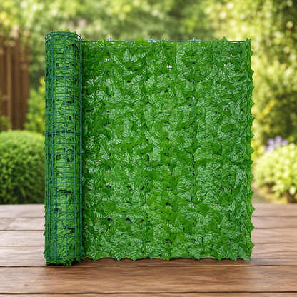 Artificial Leaf Fence Panel for Garden, Balcony, and Privacy Screen