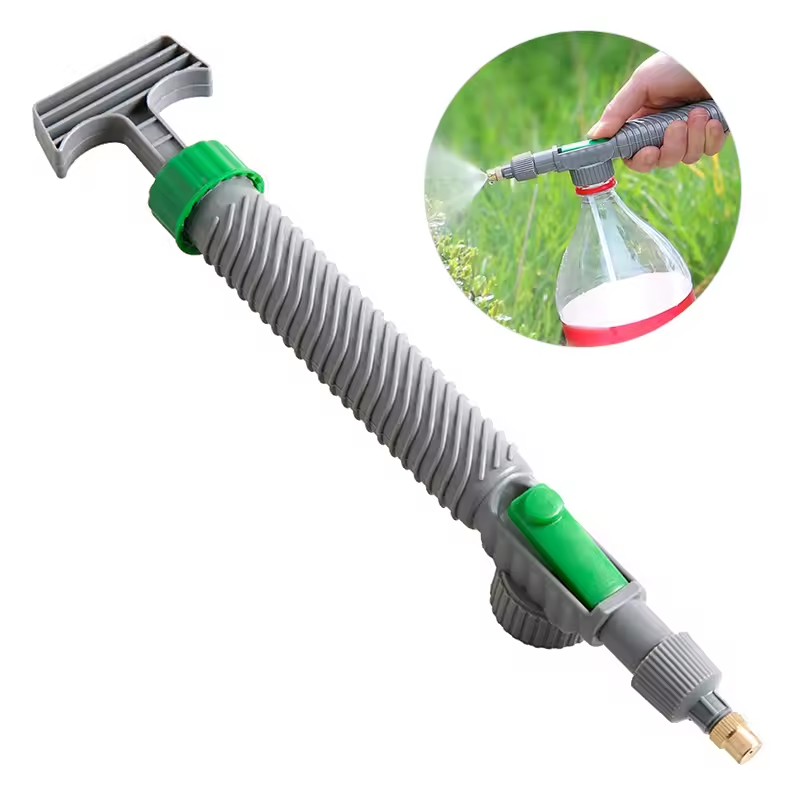 Manual High-Pressure Garden Sprayer Pump – Fits Standard PET Bottles