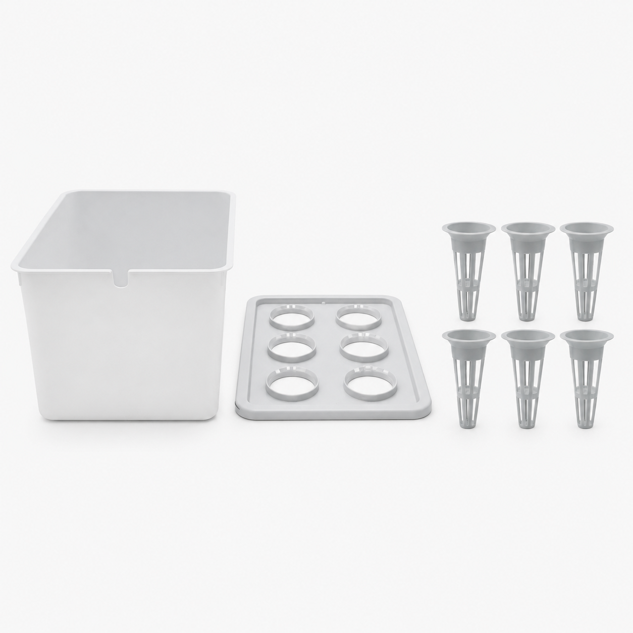 Indoor Hydroponic Grower Kit with Self-Watering Planting Containers