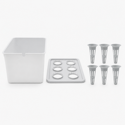 Indoor Hydroponic Grower Kit with Self-Watering Planting Containers