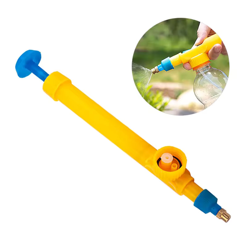 Manual High-Pressure Garden Sprayer Pump – Fits Standard PET Bottles