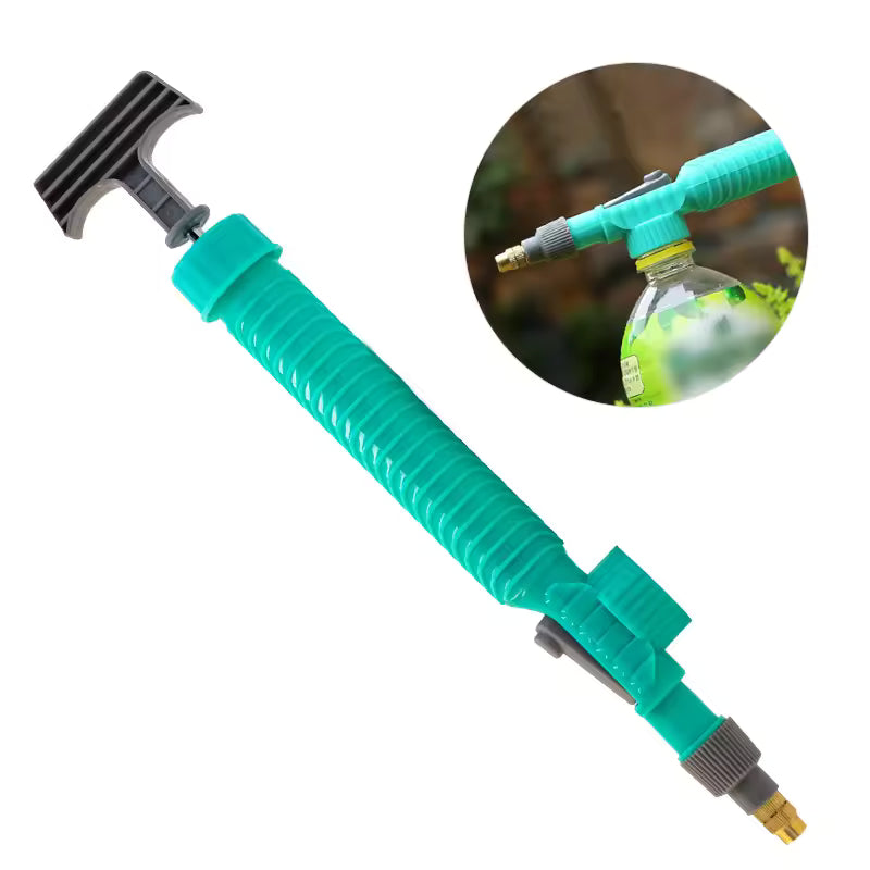 Manual High-Pressure Garden Sprayer Pump – Fits Standard PET Bottles