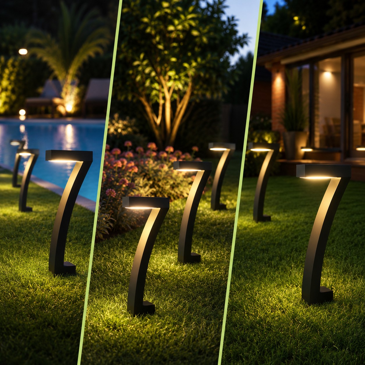 Solar Garden Path Light IP65 Waterproof - Lawn Spotlight