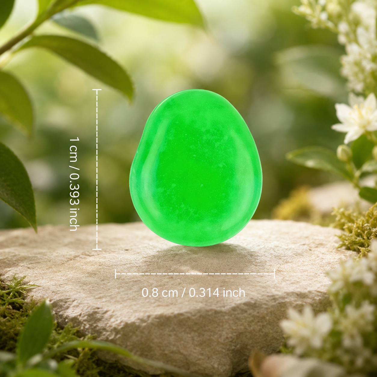 Glow in the Dark Garden Stones Multicolor Luminous Pebbles with Glue Kit 200pcs