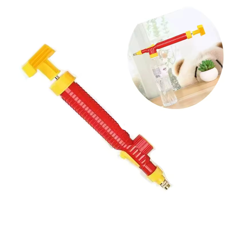 Manual High-Pressure Garden Sprayer Pump – Fits Standard PET Bottles