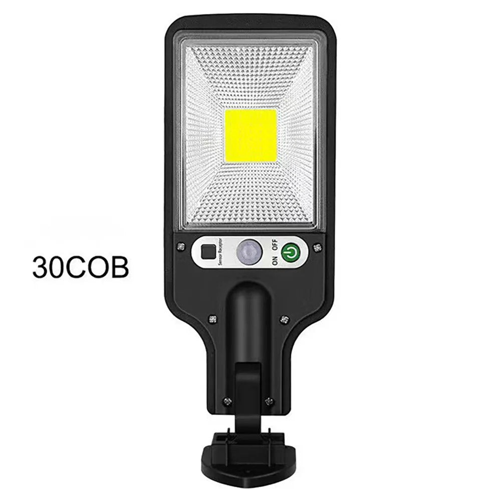 Solar LED Wall Light - Motion Sensor Outdoor Security Lamp