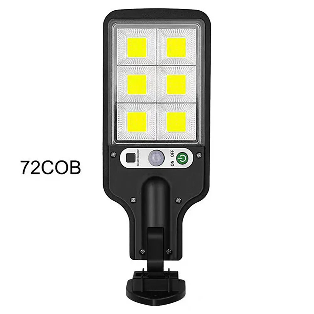 Solar LED Wall Light - Motion Sensor Outdoor Security Lamp
