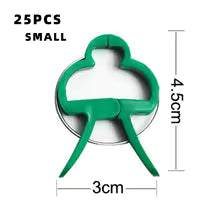 Reusable Plant Support Clips for Vines, Flowers and Seedlings - 25 Pack